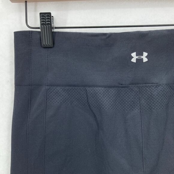 Under Armour Heatgear Compression Pants Women's Medium Black Stretch Nylon - Picture 8 of 12